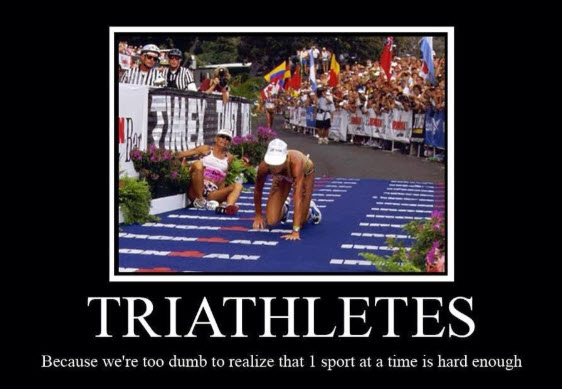 triathletes dumb